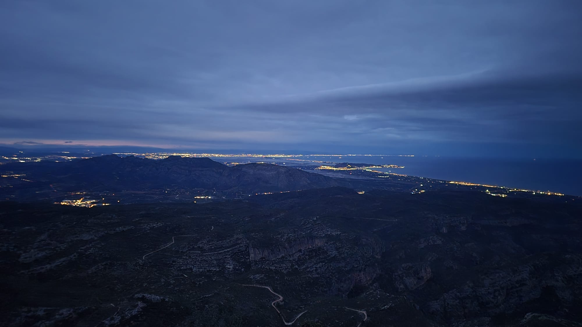 View of Valencia from Monduver Mountain